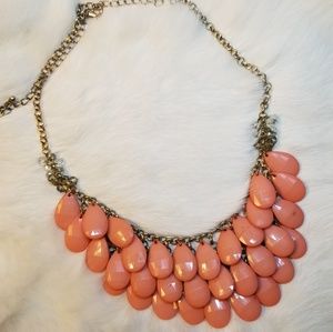 Peach Statement Necklace
